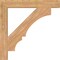 Ekena Millwork Balboa Block Smooth Bracket, Western Red Cedar, 5 1/2"W x 44"D x 44"H BKT06X44X44BOA05SWR - alternate 4